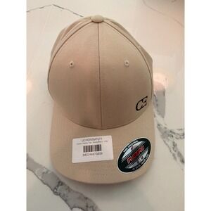 Cozy Earth‎ Flexfit Hat Beige S/M Stretch Fitted Cap NWT